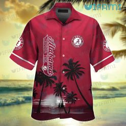 Hawaiian Alabama Shirt Sunset Tropical Summer Alabama Crimson Tide Gift