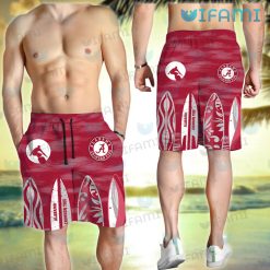 Hawaiian Alabama Shirt Surfboard Beach Alabama Football Short