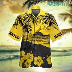 Hawkeyes Hawaiian Shirt Hibiscus Summer Beach Iowa Hawkeyes Gift