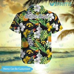Hawkeyes Hawaiian Shirt Toucan Rosella Pineapple Iowa Hawkeyes Gift