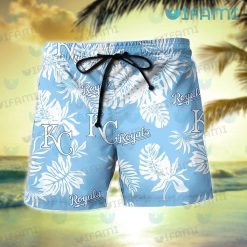 Kansas City Royals Hawaiian Shirt Palm Leaves Royals Short