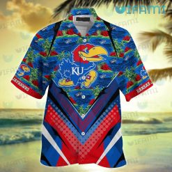 Kansas Jayhawks Hawaiian Shirt Kayak Island Pattern Best Jayhawk Present