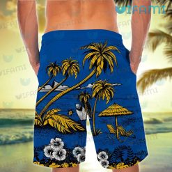 Kansas Jayhawks Hawaiian Shirt Summer Beach Kansas Jayhawks Short Back