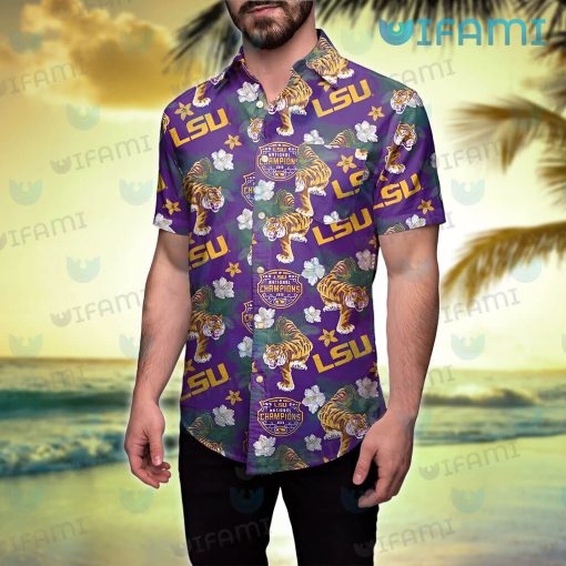 LSU Hawaiian Shirt 2019 National Champions LSU Gift