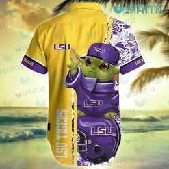 LSU TIGERS Flower NFL Baseball Jersey Shirt