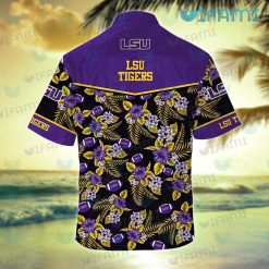 LSU Hawaiian Shirt Football Love Peace LSU Gift