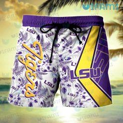 LSU Hawaiian Shirt Skeleton Dancing New LSU Short