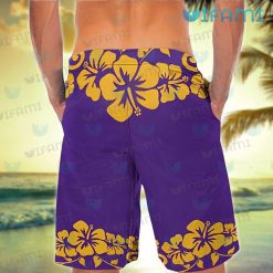 LSU Hawaiian Shirt Snoopy Smile Surfboard LSU Short