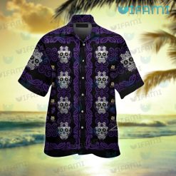LSU Hawaiian Shirt Sugar Skull Pattern New LSU Gifts For Him