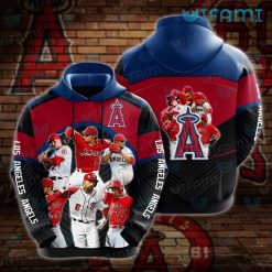 Los Angeles Angels Hoodie 3D Baseball Team LA Angels Gift