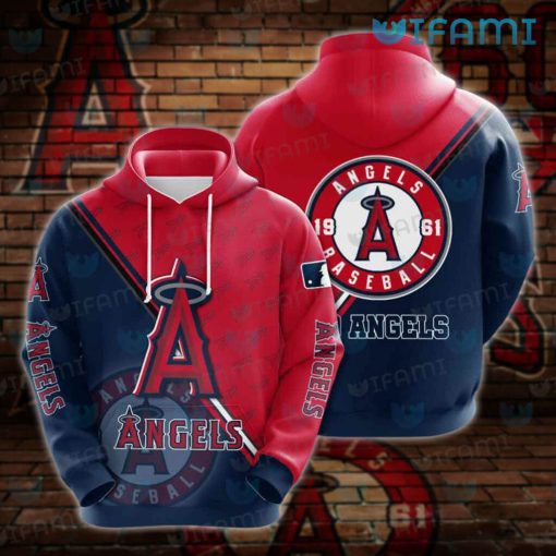 Los Angeles Angels Hoodie 3D Big Logo LA Angels Gift