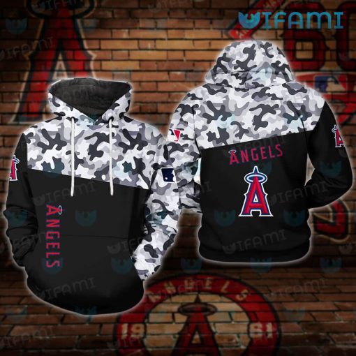 Los Angeles Angels Hoodie 3D Camo Design LA Angels Gift