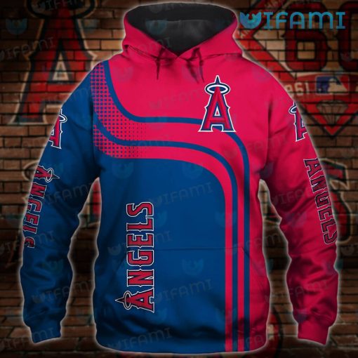 Los Angeles Angels Hoodie 3D Dot Pattern LA Angels Gift