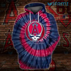 Los Angeles Angels Hoodie 3D Grateful Dead Tie Dye LA Angels Gift