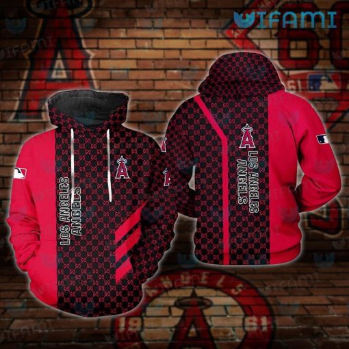 Los Angeles Angels Hoodie 3D Gucci Pattern LA Angels Gift