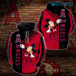 Los Angeles Angels Hoodie 3D Mickey Mouse LA Angels Gift