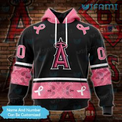 Los Angeles Angels Hoodie 3D Pink Breast Cancer Custom LA Angels Gift