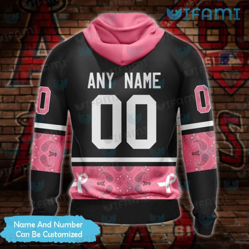 Los Angeles Angels Hoodie 3D Pink Breast Cancer Custom LA Angels Gift