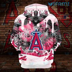 Los Angeles Angels Hoodie 3D Snoopy Dabbing Christmas LA Angels Gift