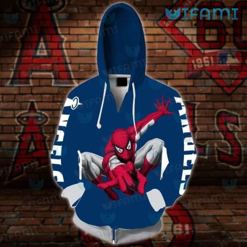 Los Angeles Angels Hoodie 3D Spider Man LA Angels Gift