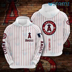 Los Angeles Angels Hoodie 3D Stripe Pattern LA Angels Gift