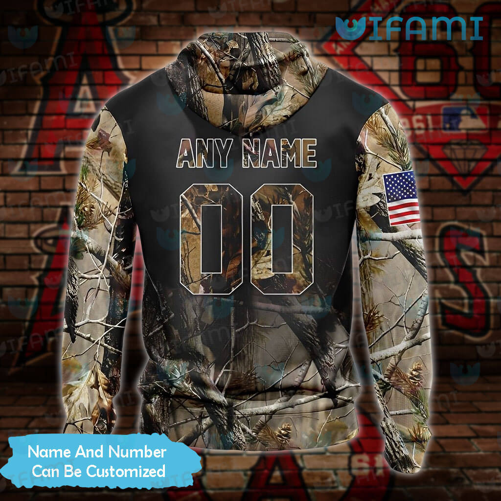 MLB Los Angeles Angels Mix Jersey Custom Personalized Hoodie Shirt