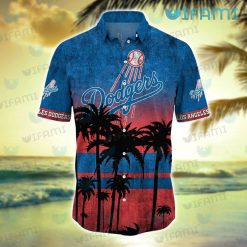 Los Angeles Dodgers Hawaiian Shirt Coconut Tree Dodgers Present