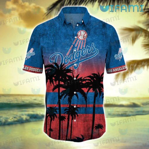 Los Angeles Dodgers Hawaiian Shirt Coconut Tree Dodgers Gift