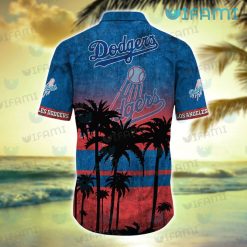 Los Angeles Dodgers Hawaiian Shirt Coconut Tree Dodgers Present Back