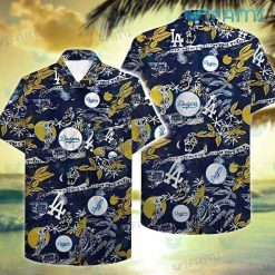 Los Angeles Dodgers Hawaiian Shirt Hula Girl Summer Beach Dodgers Gift