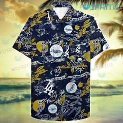 Los Angeles Dodgers Hawaiian Shirt Hula Girl Summer Beach Dodgers Present