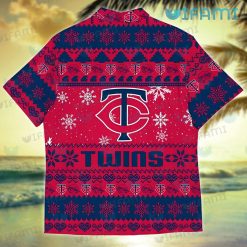 MN Twins Hawaiian Shirt Baby Yoda Lights Christmas Design Minnesota Twins Gift