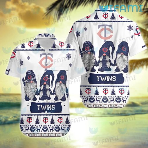 MN Twins Hawaiian Shirt Christmas Gnomes Minnesota Twins Gift