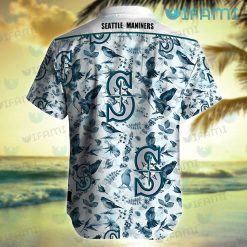 Mariners Hawaiian Shirt Bird Tropical Leaves Seattle Mariners Gift