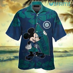 Mariners Hawaiian Shirt Mickey Surfboard Seattle Mariners Gift