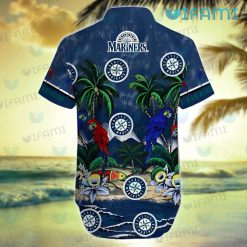 Mariners Hawaiian Shirt Parrot Couple Tropical Beach Seattle Mariners Gift