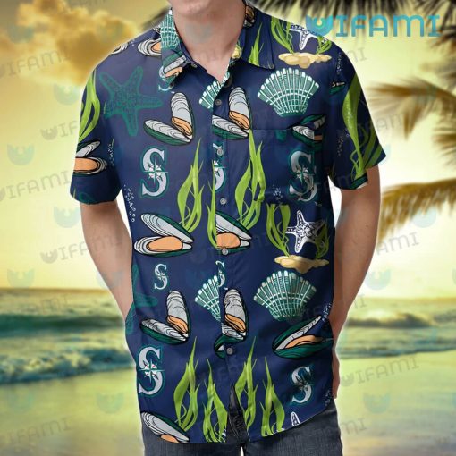 Mariners Hawaiian Shirt Scallop Mussel Starfish Seattle Mariners Gift