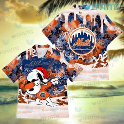 Mets Hawaiian Shirt Christmas Snoopy Dabbing New York Mets Gift