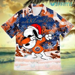 Mets Hawaiian Shirt Christmas Snoopy Dabbing New York Mets Present