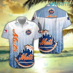 Mets Hawaiian Shirt Paisley Pattern Broken Logo New York Mets Gift