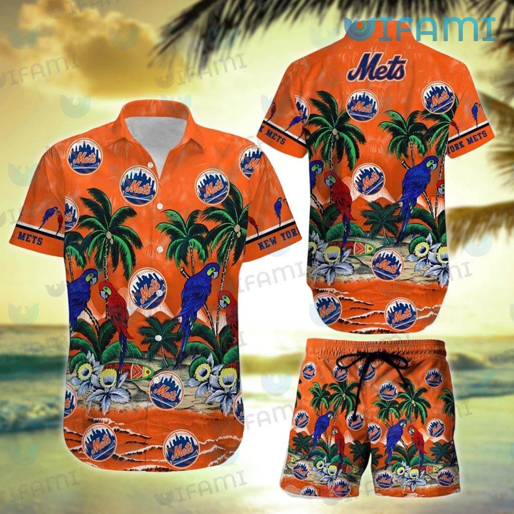 New York Mets MLB Baseball Team Custom Hawaiian Shirts, Mets