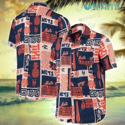 Mets Hawaiian Shirt Pineapple Vintage Design New York Mets Gift