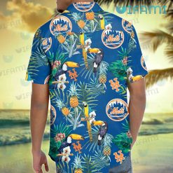 Mets Hawaiian Shirt Toucan Pineapple New York Mets Present Back