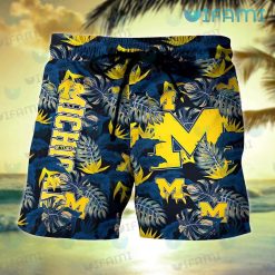 Michigan Hawaiian Shirt Stress Blessed Obsessed Wolverines Short