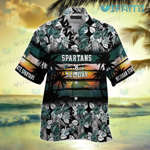 Michigan State Hawaiian Shirt Came All Day Michigan State Gift