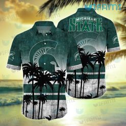 Michigan State Hawaiian Shirt Coconut Football Michigan State Gift