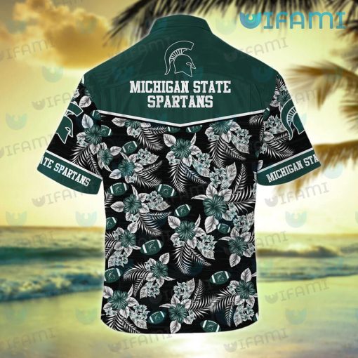 Michigan State Hawaiian Shirt Love Peace Michigan State Gift