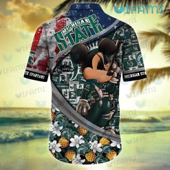 Michigan State Hawaiian Shirt Pirate Mickey Michigan State Gift