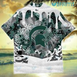 Michigan State Hawaiian Shirt Snoopy Dabbing Michigan State Present Back