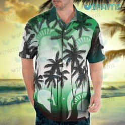 Michigan State Hawaiian Shirt Tropical Tree Michigan State Present